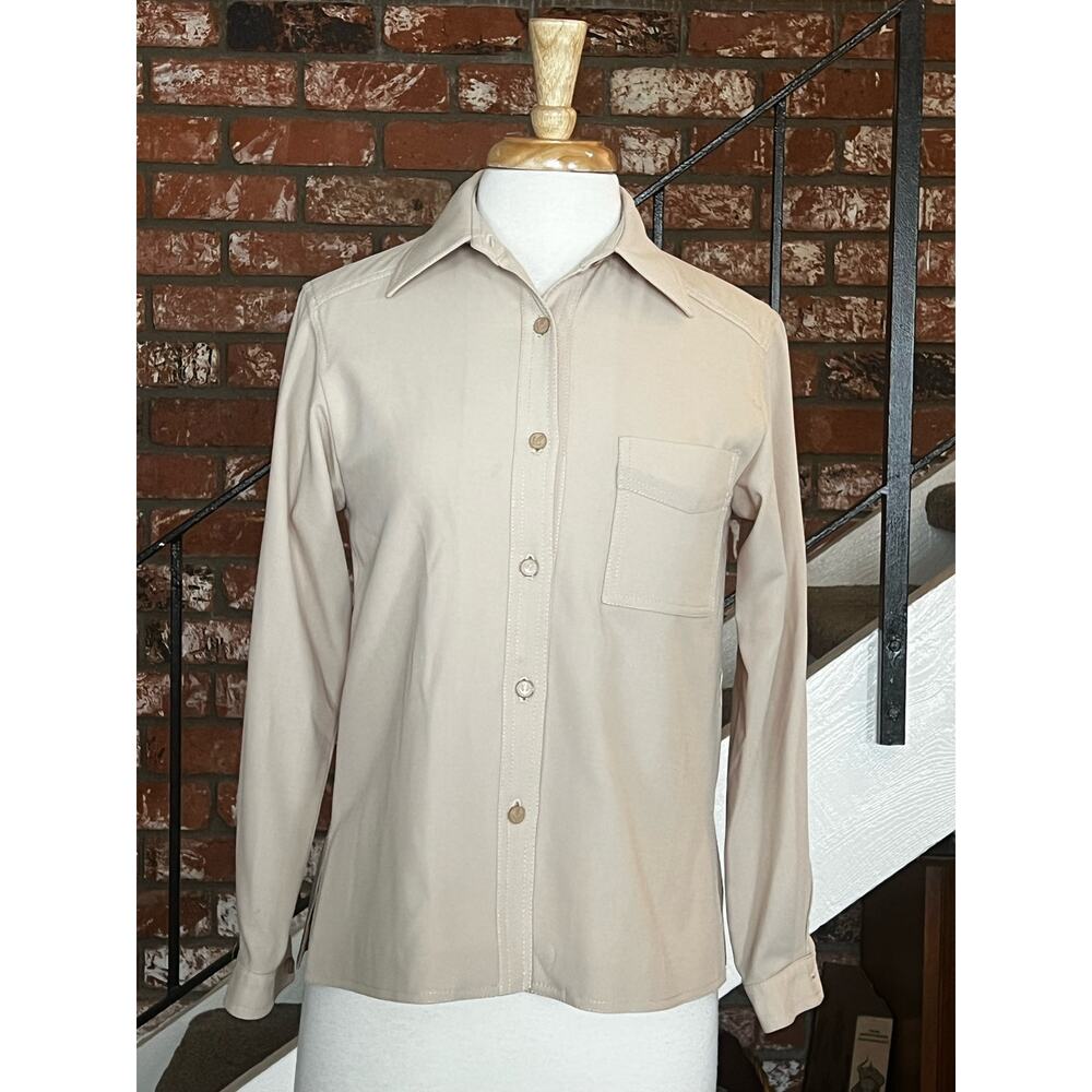 Vintage tan blouse
